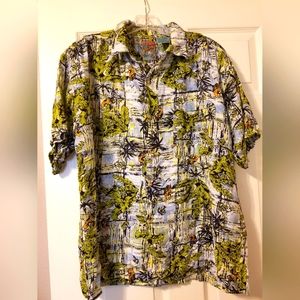 Mens Large Everest Collection Hawaiian Shirt - image 1